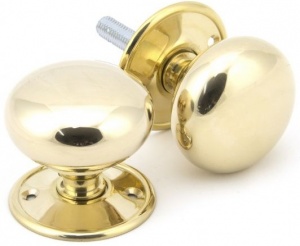 57mm Mushroom Mortice/Rim Door Knob Set